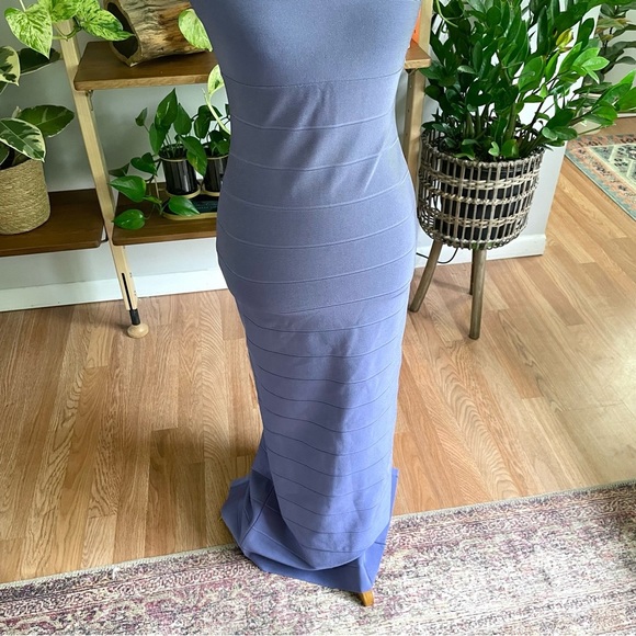 Herve Leger Purple Maxi Dress - Picture 8 of 13